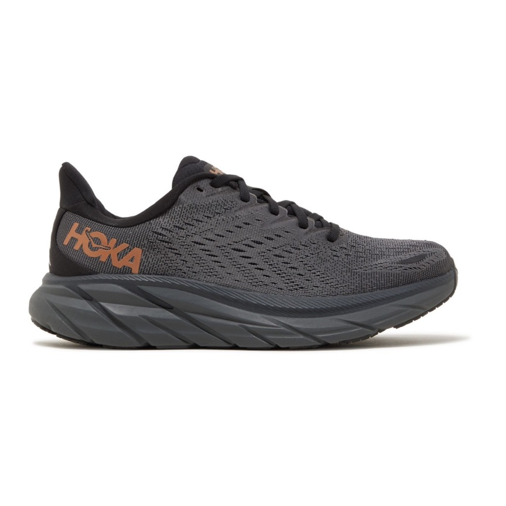 Anthracite Copper Hokas